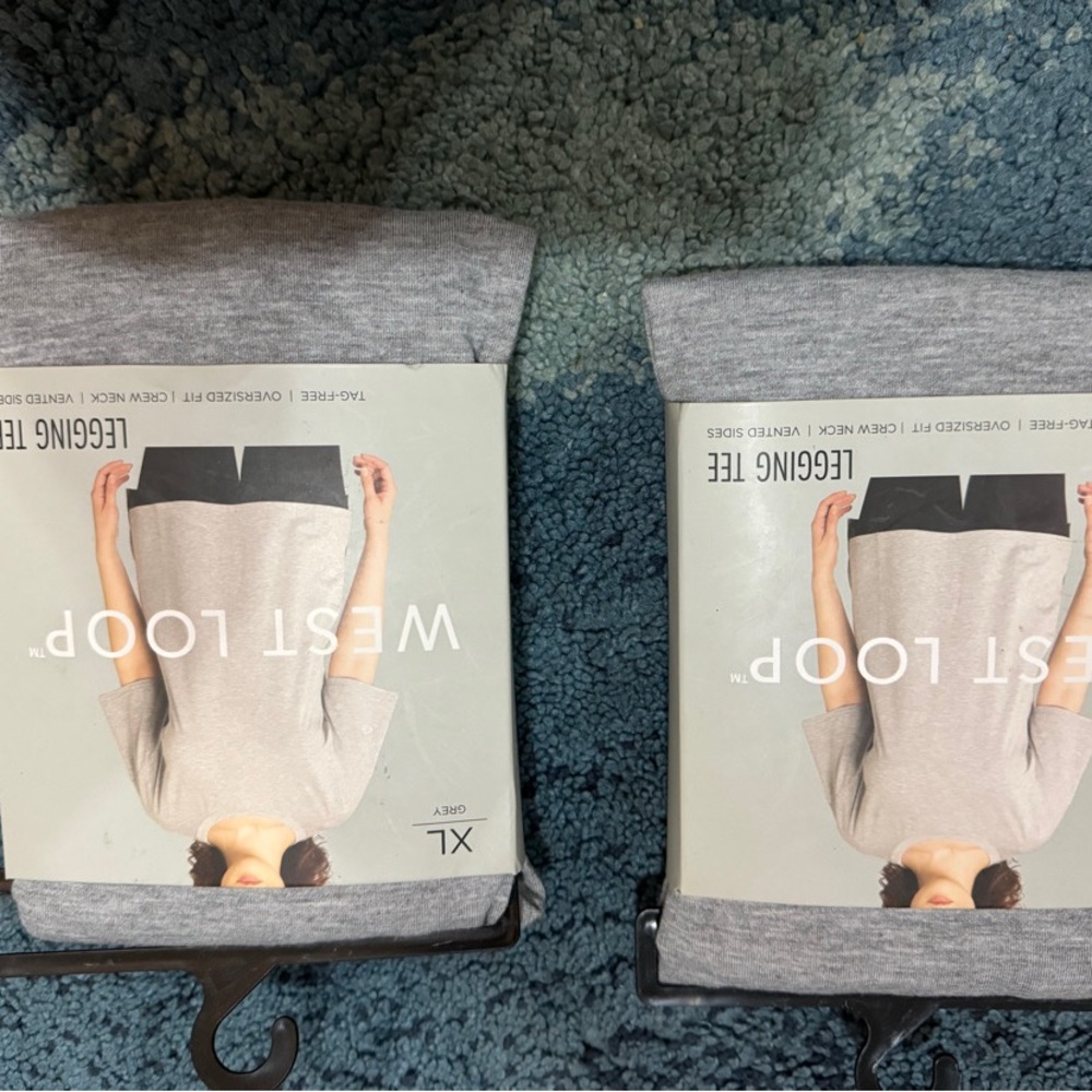 West Loop Women’s Gray Legging Tee (x2)
